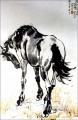 Xu Beihong un caballo tinta china antigua